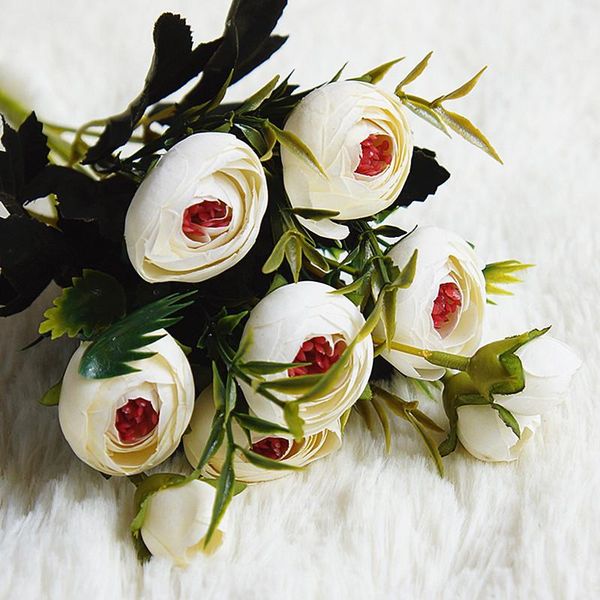decorative flowers & wreaths 5 fork/10 head fake rose for home wedding decor artificial flower bouquet bud room luxury
decorative flowers & wreaths 5 fork/10 head fake rose for home wedding decor artificial flower bouquet bud room luxury