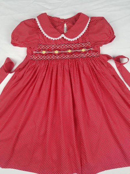 girl's dresses 3 4 5 6 7 years girls princess smocked summer kids floral smocking wedding birthday party, Red;yellow
girl's dresses 3 4 5 6 7 years girls princess smocked summer kids floral smocking wedding birthday party, Red;yellow