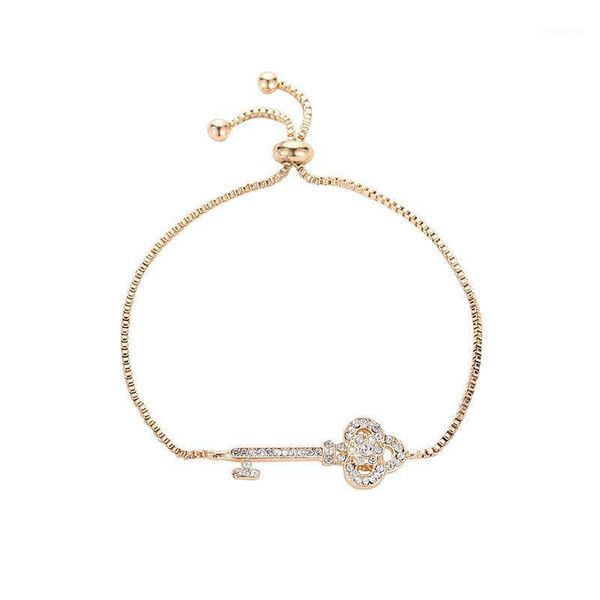fashion trendy simple wild bracelet alloy key rhinestone self-adjusting women's bracelet party valentine's day gift1, Golden;silver
fashion trendy simple wild bracelet alloy key rhinestone self-adjusting women's bracelet party valentine's day gift1, Golden;silver