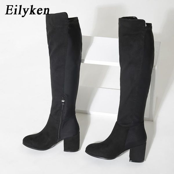 designer-eilyken size 35-40 women fashion black knee boots winter flock zipper shoes thick high heel round toe ladies long boot
designer-eilyken size 35-40 women fashion black knee boots winter flock zipper shoes thick high heel round toe ladies long boot