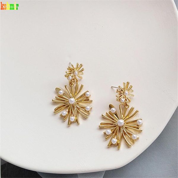 dangle & chandelier kshmir2021 female baroque imitation pearl earrings simple metal chic flowers stud petal design women, Silver
dangle & chandelier kshmir2021 female baroque imitation pearl earrings simple metal chic flowers stud petal design women, Silver