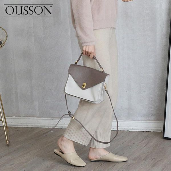 cross body ousson 2021 fashionable, lightweight and soft leather casual color-blocking one-shoulder messenger bag
cross body ousson 2021 fashionable, lightweight and soft leather casual color-blocking one-shoulder messenger bag