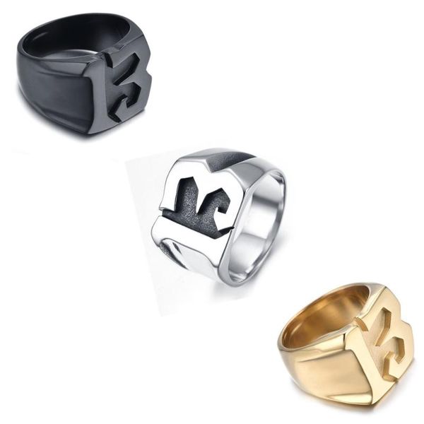 cluster rings siver signet carved lucky 13 ring 316l stainless steel for men jewelry, Golden;silver
cluster rings siver signet carved lucky 13 ring 316l stainless steel for men jewelry, Golden;silver