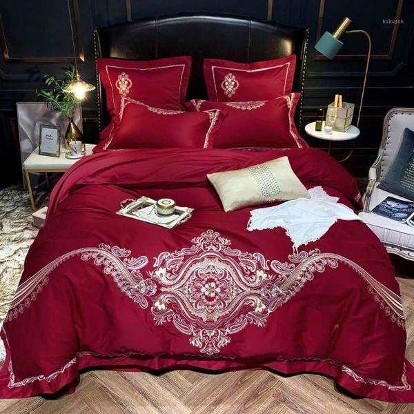 svetanya red egyptian cotton bedding set embroidery king size duvet cover fitted flat sheet pillow shams1
svetanya red egyptian cotton bedding set embroidery king size duvet cover fitted flat sheet pillow shams1