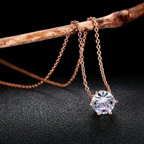 pendants necklaces for women choker chain wholesale jewelry rose gold color fashion six claw cubic zirconia nickel dwn431, Silver
pendants necklaces for women choker chain wholesale jewelry rose gold color fashion six claw cubic zirconia nickel dwn431, Silver