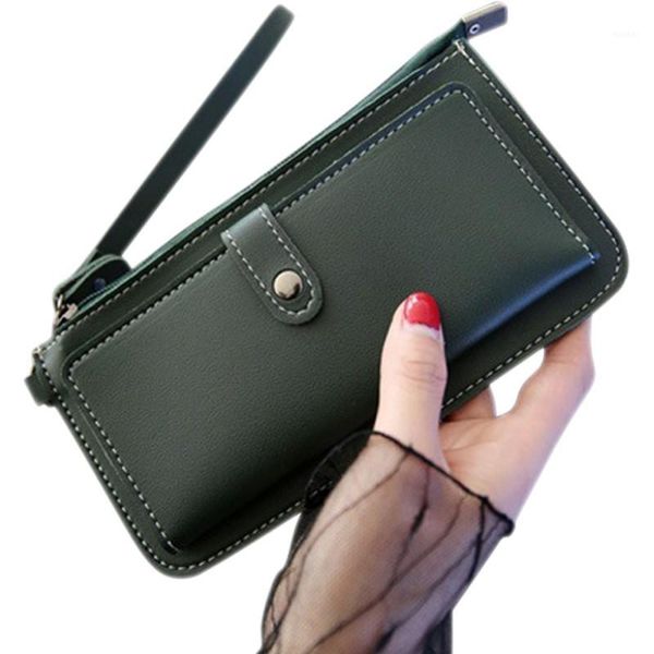 wallets women's wallet pu leather carteira multifunction female purse long big capacity card holders purse1, Red;black
wallets women's wallet pu leather carteira multifunction female purse long big capacity card holders purse1, Red;black
