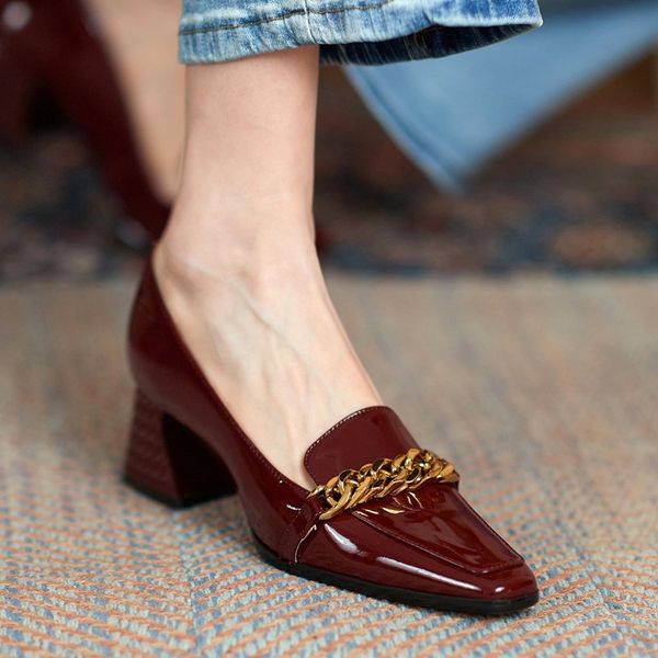 2021 female superior spring genuine leather women newer shallow heels thick black party shoes pfoz
2021 female superior spring genuine leather women newer shallow heels thick black party shoes pfoz