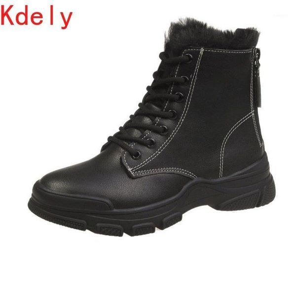 2020 winter platform increase ankle shoes women plush snow boots warm round head casual sneakers female snow boots1, Black
2020 winter platform increase ankle shoes women plush snow boots warm round head casual sneakers female snow boots1, Black