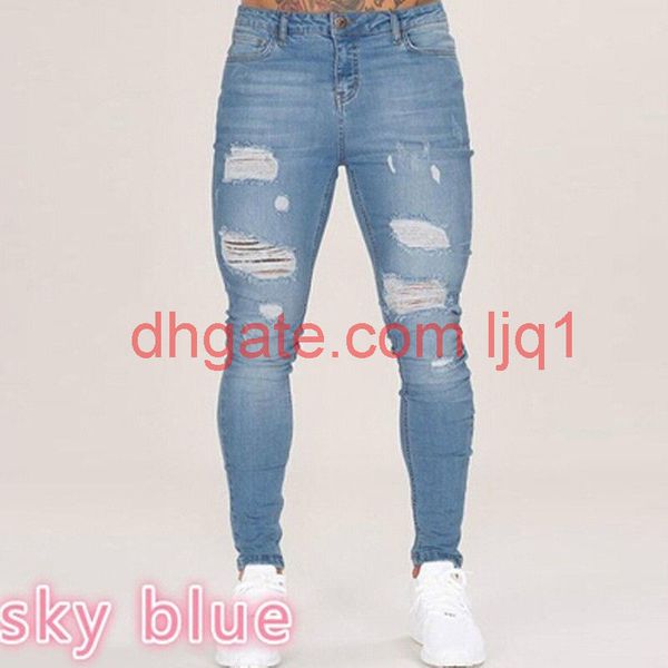 men denim jean handwash jeans hip hop ripped hole straight skinny pencil denim pants size s-5xl, Blue
men denim jean handwash jeans hip hop ripped hole straight skinny pencil denim pants size s-5xl, Blue