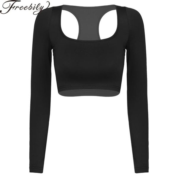 stage wear women ballet dance yoga practice crop square neck long sleeve racerback sport back hollow out t-shirts solid casual tee, Black;red
stage wear women ballet dance yoga practice crop square neck long sleeve racerback sport back hollow out t-shirts solid casual tee, Black;red