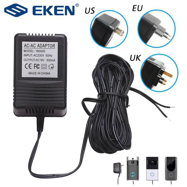 doorbells us uk eu plug 18v ac transformer charger for wifi wireless doorbell camera power adapter ip video intercom ring 110v-240v
doorbells us uk eu plug 18v ac transformer charger for wifi wireless doorbell camera power adapter ip video intercom ring 110v-240v