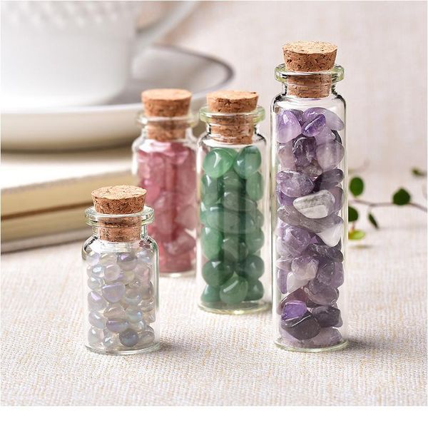 1pc natural crystal glass wishing bottle home decor healing stone natural polished stones lucky drifting bottle birthd qylrsd, Black
1pc natural crystal glass wishing bottle home decor healing stone natural polished stones lucky drifting bottle birthd qylrsd, Black