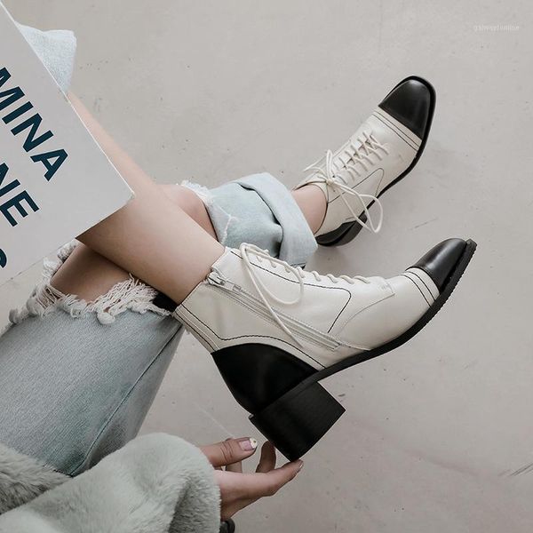 boots mixed colors cow leather women concise side zipper autumn winter thick high heels pumps party working est shoes woman1, Black
boots mixed colors cow leather women concise side zipper autumn winter thick high heels pumps party working est shoes woman1, Black