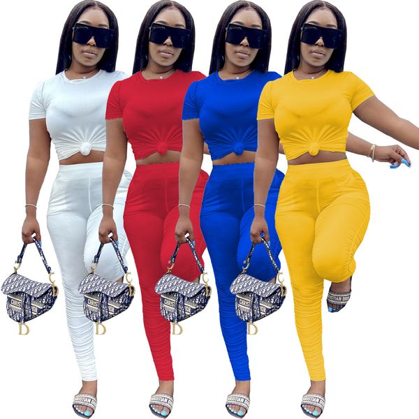 women's wrinkled short sleeve t-shirt two piece sets solid color tight summer outfits 2021 new jogging t shirt crop pants sport suit, White
women's wrinkled short sleeve t-shirt two piece sets solid color tight summer outfits 2021 new jogging t shirt crop pants sport suit, White