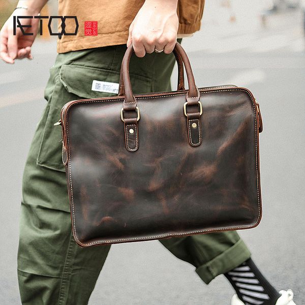 hbp aetoo men's handbags, leather briefcases in hand, business casual crazy horse leather retro one-shoulder
hbp aetoo men's handbags, leather briefcases in hand, business casual crazy horse leather retro one-shoulder