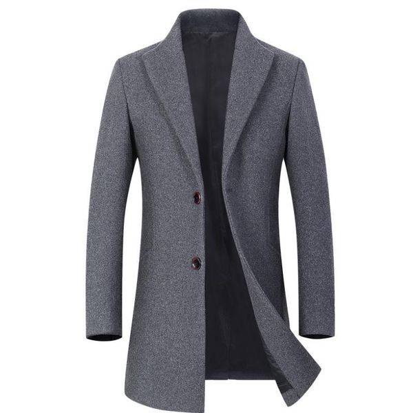 wool overcoat men's mid long slim business thickened plus cotton autumn and winter large casual woollen windbreaker, Tan;black
wool overcoat men's mid long slim business thickened plus cotton autumn and winter large casual woollen windbreaker, Tan;black