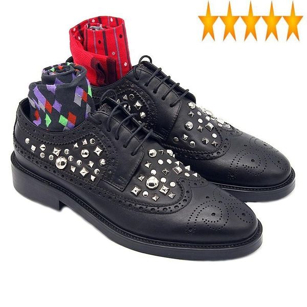 rivets carved black men bullock genuine leather banquet pointed toe dress shoes handmade lace up derby zapatos de hombre
rivets carved black men bullock genuine leather banquet pointed toe dress shoes handmade lace up derby zapatos de hombre