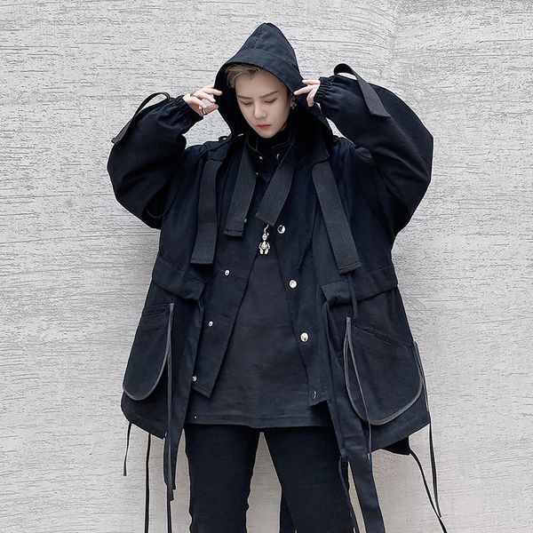2021 hip hop winter multi-pocket oversized korean jacket streetwear manteau homme z5ob, Black
2021 hip hop winter multi-pocket oversized korean jacket streetwear manteau homme z5ob, Black