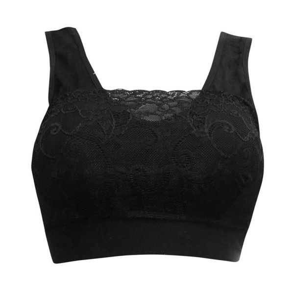 women's lace anti emptied yoga bra seamless underwear ladies running fitness sports wire bra, Black;white
women's lace anti emptied yoga bra seamless underwear ladies running fitness sports wire bra, Black;white