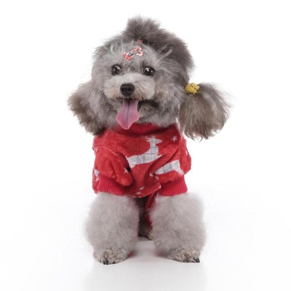 dog apparel pet christmas elk pattern four-legged fleece cute fashion thickened cold-proof warm cat and decorations
dog apparel pet christmas elk pattern four-legged fleece cute fashion thickened cold-proof warm cat and decorations