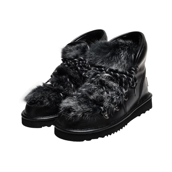 designer winter warm wool female big size snow boots casual office flats platform boots genuine leather women sweet ankle boots, Black
designer winter warm wool female big size snow boots casual office flats platform boots genuine leather women sweet ankle boots, Black