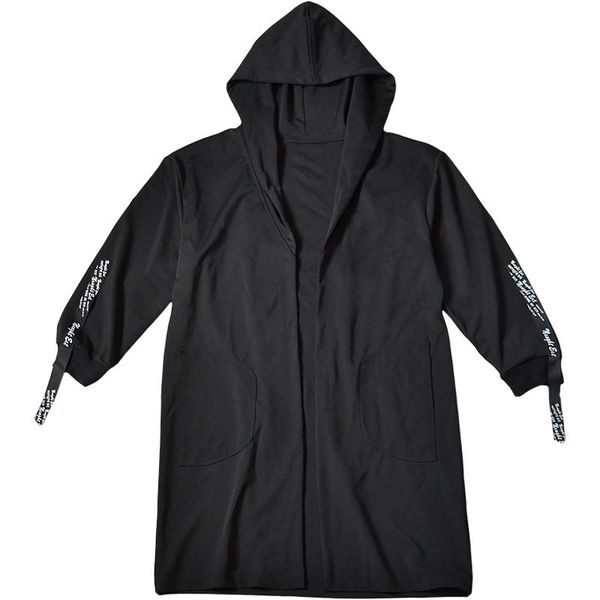 men autumn winter long trench coat hip hop punk hooded jacket man vintage casual long cardigan gothic cloak ribbons patchwork, Tan;black
men autumn winter long trench coat hip hop punk hooded jacket man vintage casual long cardigan gothic cloak ribbons patchwork, Tan;black