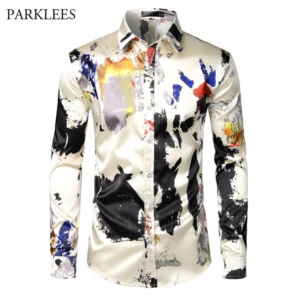 printed silk mens shirt splashing ink men dress shirt for party casual slim fit men long sleeve prom daily shirts men masculina c1210, White;black
printed silk mens shirt splashing ink men dress shirt for party casual slim fit men long sleeve prom daily shirts men masculina c1210, White;black