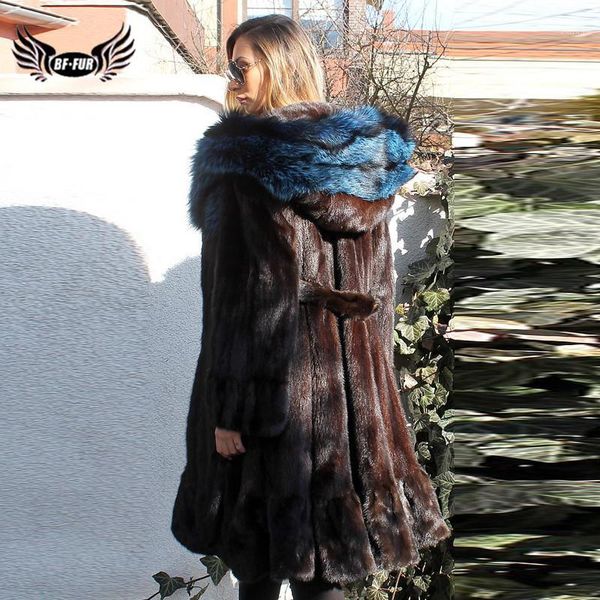 long coat with big fur trim of hood women winter natural jacket with belt fashion woman fur coats outwear1, Black
long coat with big fur trim of hood women winter natural jacket with belt fashion woman fur coats outwear1, Black