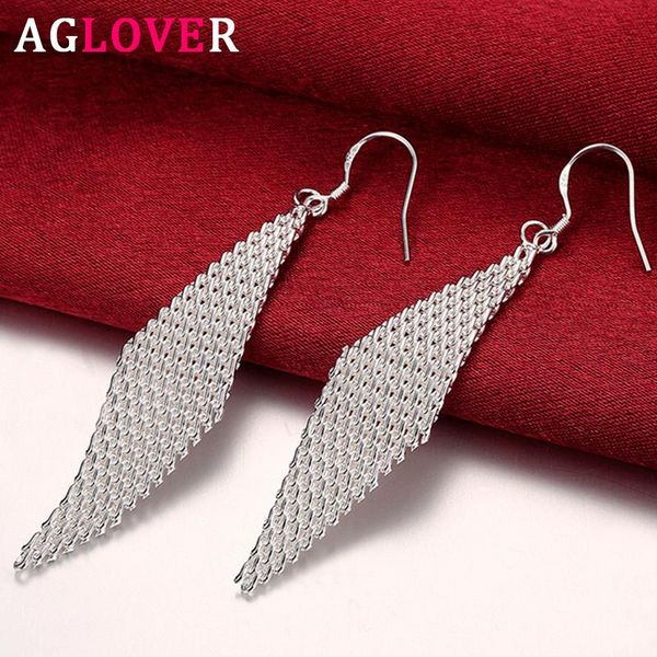 aglover 70mm 925 sterling silver tassel mesh drop earrings for woman fashion glamour jewelry long earrings gift
aglover 70mm 925 sterling silver tassel mesh drop earrings for woman fashion glamour jewelry long earrings gift