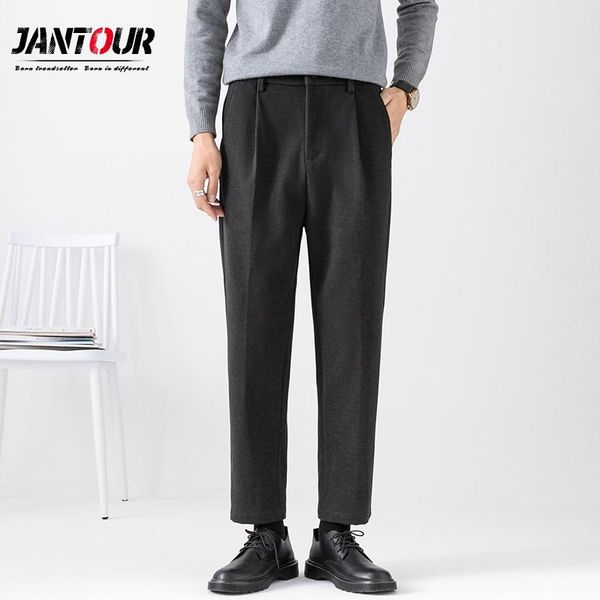 autumn winter dress pants men fashion business suit wild loose straight pants mens streetwear solid color casual trousers 28-38, Black
autumn winter dress pants men fashion business suit wild loose straight pants mens streetwear solid color casual trousers 28-38, Black