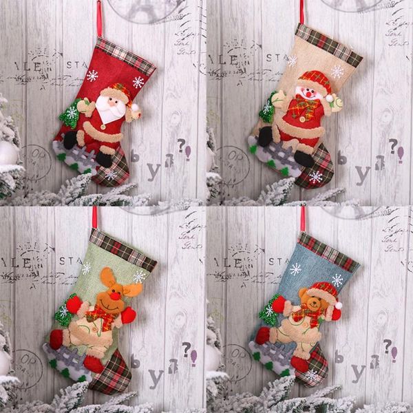 christmas stocking sock candy bags christmas tree ornamets pendants linen gift bag for children fireplace hanging decor party su
christmas stocking sock candy bags christmas tree ornamets pendants linen gift bag for children fireplace hanging decor party su