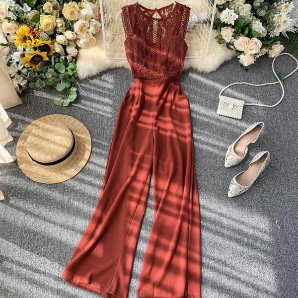 runway designer high-quality hollow out vintage romper elegant round neck sleeveless lace patchwork party casual playsuit romper1, Black;white
runway designer high-quality hollow out vintage romper elegant round neck sleeveless lace patchwork party casual playsuit romper1, Black;white