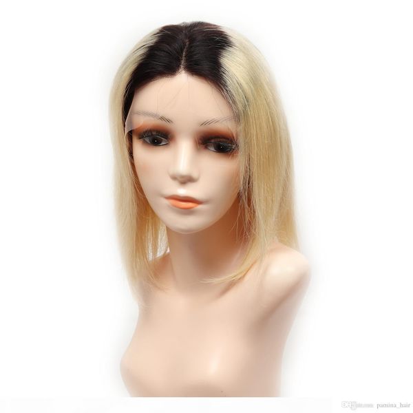 1b 613 dark root blonde short bob wigs human hair lace front with baby hair ombre bob wigs 100% human hair, Black;brown
1b 613 dark root blonde short bob wigs human hair lace front with baby hair ombre bob wigs 100% human hair, Black;brown