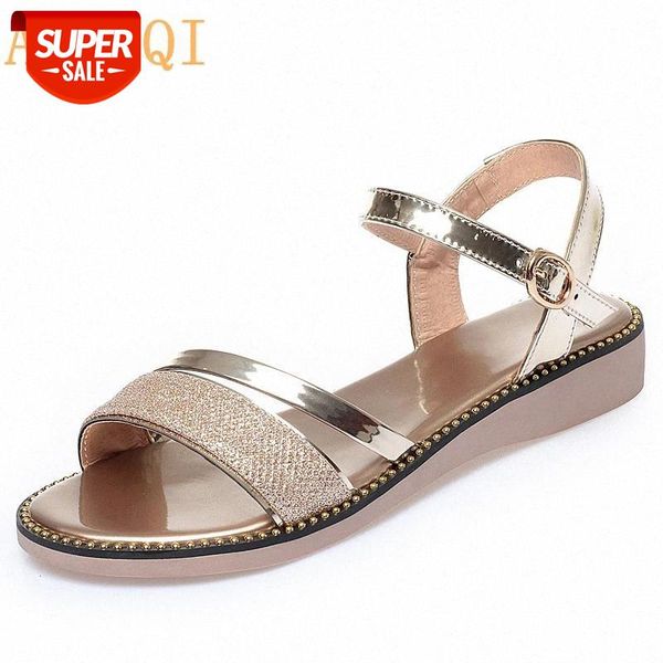 aiyuqi women's sandals flat 2020 new golden female summer sandals fashion sweet silver big size 41 42 women #ns5w, Black
aiyuqi women's sandals flat 2020 new golden female summer sandals fashion sweet silver big size 41 42 women #ns5w, Black