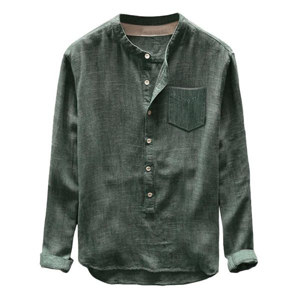 men's casual shirts jaycosin shirt fashion personality men solid color loose button cotton long sleeve outdoor street linen, White;black
men's casual shirts jaycosin shirt fashion personality men solid color loose button cotton long sleeve outdoor street linen, White;black