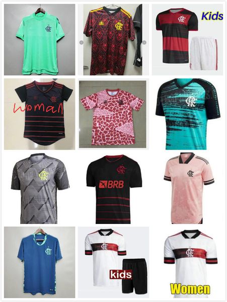 

20 21 flamengo home red black soccer jersey 2020 away guerrero diego ederson soccer shirt mancuello vinicius jr 3rd vest football uniforms, Black;yellow