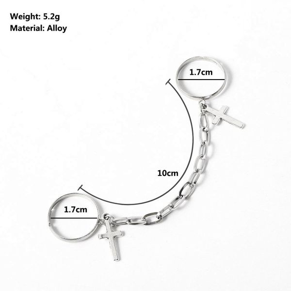 silver color plated retro punk hip-hop cross ring hand finger chain adjustable rings jewelry gift men women chain wmtvfw, Black;white
silver color plated retro punk hip-hop cross ring hand finger chain adjustable rings jewelry gift men women chain wmtvfw, Black;white