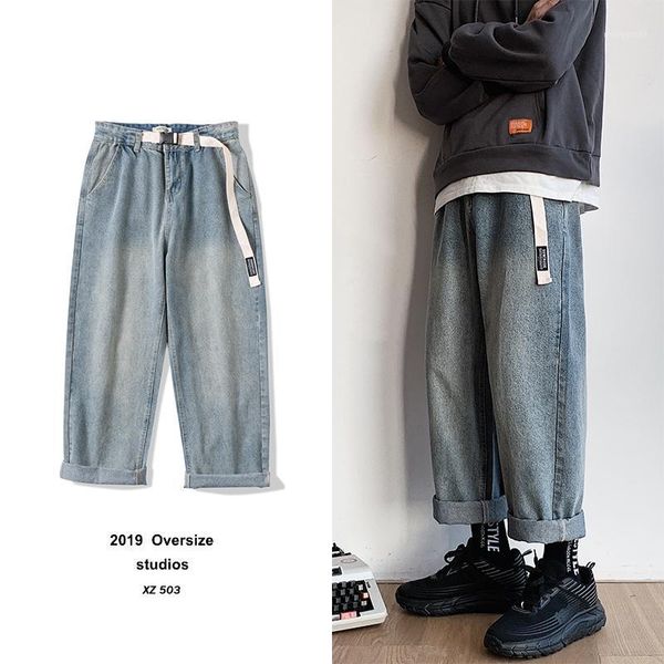 iidossan casual jeans men 2020 streetwear regular fit jeans women oversized hiphop denim pants jogger, Blue
iidossan casual jeans men 2020 streetwear regular fit jeans women oversized hiphop denim pants jogger, Blue