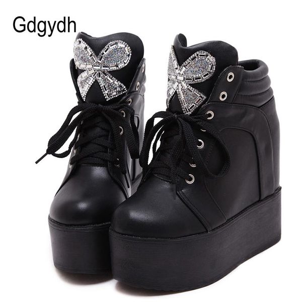 gdgydh high heels women ankle boots rhinstone bow-knot thick platform wedges female short boots casual black white lady shoes
gdgydh high heels women ankle boots rhinstone bow-knot thick platform wedges female short boots casual black white lady shoes