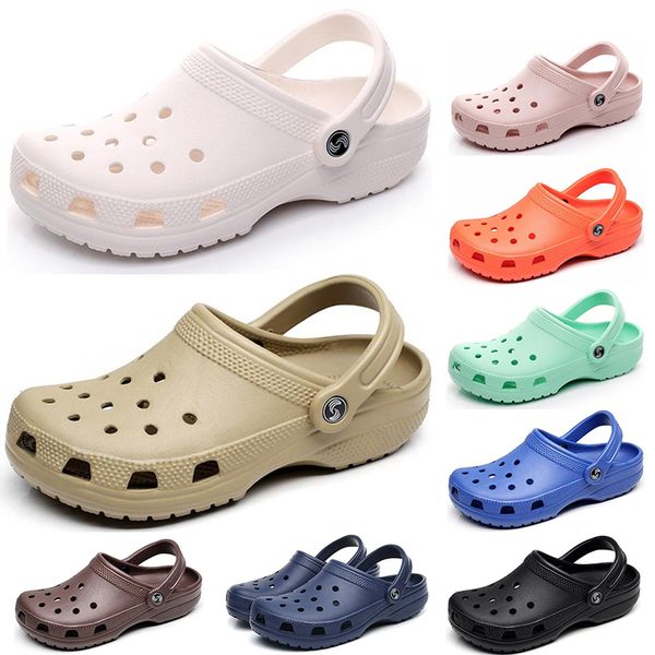 2021 new classic hole shoes slides men women wading slippers triple white black pink offee royal mens comfortable one-step outdoor sandals
2021 new classic hole shoes slides men women wading slippers triple white black pink offee royal mens comfortable one-step outdoor sandals
