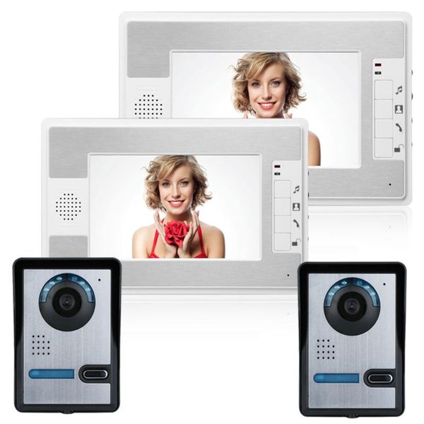 7" video intercom door phone system wired doorbell camera home private villa gate entry security kit
7" video intercom door phone system wired doorbell camera home private villa gate entry security kit