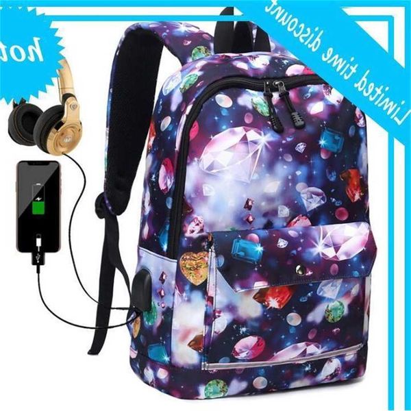 30pcs women polyester diamond printing breathable waterproof large capacity school bag with usb
30pcs women polyester diamond printing breathable waterproof large capacity school bag with usb