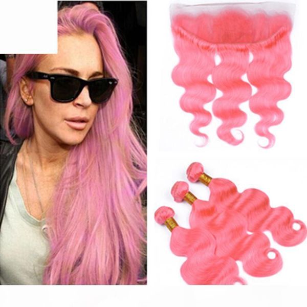 human hair body wave pink frontal closure with bundles virgin brazilian hair extension 3 bundle deals with ear to ear lace frontal closure, Black;brown
human hair body wave pink frontal closure with bundles virgin brazilian hair extension 3 bundle deals with ear to ear lace frontal closure, Black;brown