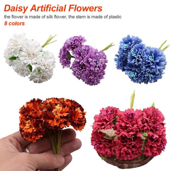 decorative flowers & wreaths wedding decoration home accessories 6pcs/bunch 3.5cm mini daisy marigold flower bouquet artificial
decorative flowers & wreaths wedding decoration home accessories 6pcs/bunch 3.5cm mini daisy marigold flower bouquet artificial