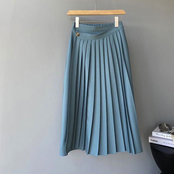 new 2021 summer front a-line design elegant high waist long femme women vintage skirt jupe saia p1qe, Black
new 2021 summer front a-line design elegant high waist long femme women vintage skirt jupe saia p1qe, Black