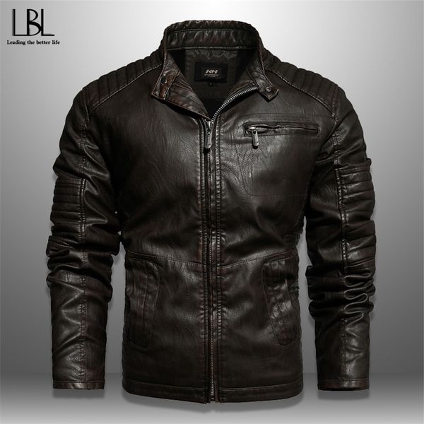 new stylish jacket autumn casual men's pu leather jackets winter warm inner fleece coat slim fit bomber windbreaker s-4xl 201105, Black;brown
new stylish jacket autumn casual men's pu leather jackets winter warm inner fleece coat slim fit bomber windbreaker s-4xl 201105, Black;brown