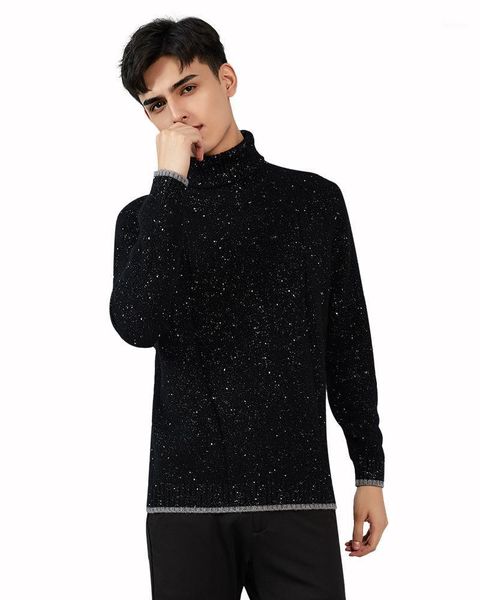 zhili men's 100% cashmere turtleneck thick pullover sweater1, White;black
zhili men's 100% cashmere turtleneck thick pullover sweater1, White;black