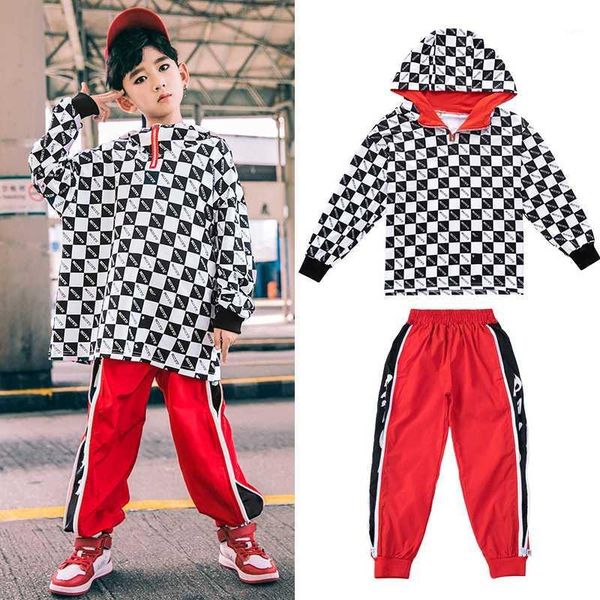 kids jazz dance costumes boys hip hop clothing hooded jacket red pants show dance costumes stage wear festival outfit sl21231, Black;red
kids jazz dance costumes boys hip hop clothing hooded jacket red pants show dance costumes stage wear festival outfit sl21231, Black;red