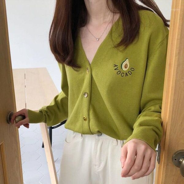 winter women's cardigan knitting single breasted sweater v-neck embroidery sweet sweater long sleeve open stitch korean 1, White
winter women's cardigan knitting single breasted sweater v-neck embroidery sweet sweater long sleeve open stitch korean 1, White