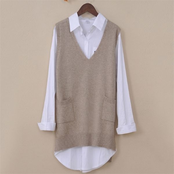spring and autumn women vest korean version vests pretty sleeveless coat v-neck knitted women plus size 3xl 4xl veste femme 201031, Black;white
spring and autumn women vest korean version vests pretty sleeveless coat v-neck knitted women plus size 3xl 4xl veste femme 201031, Black;white